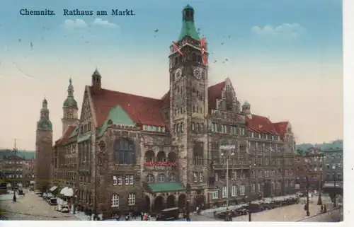 Chemnitz Rathaus am Markt gl1938 84.753