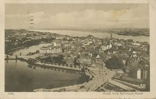 Kiel Blick vom Rathausturm gl1925 111.678