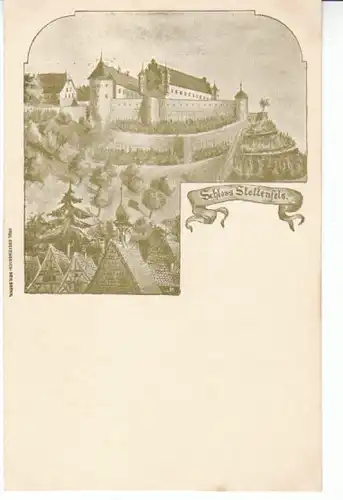 Schloss Stettenfels Untergruppenbach Litho ngl 24.430