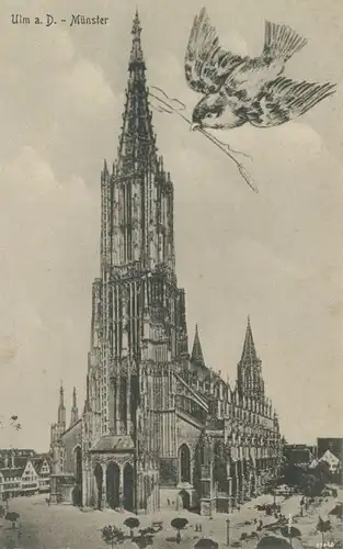 Ulm a.d. Donau mit Münster gl1926 107.941