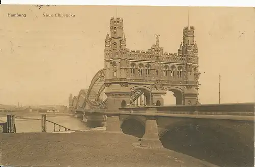 Hamburg Neue Elbbrücke gl1922 116.074