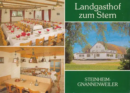 Steinheim-Gnannenweiler Landgasthof Stern ngl 107.952