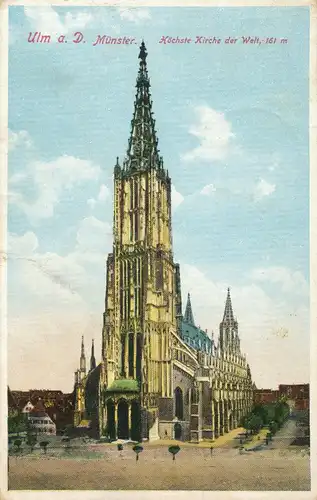 Ulm a.d. Donau Münster gl1912 107.937