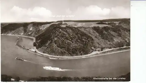 Die Rhein-Schleife bei der Loreley gl1898 24.544