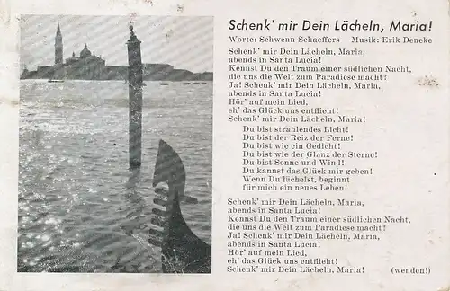 Schenk mir Dein Lächeln, Maria! glca.1940 110.612