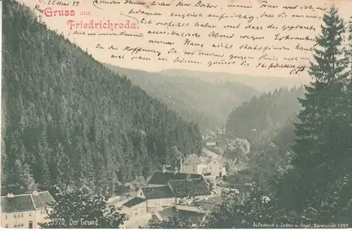 Gruss aus Friedrichroda i.Thür. bahnpgl1899 B6696