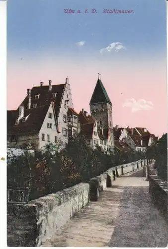 Ulm a.D. Auf der Stadtmauer gl1926 26.318