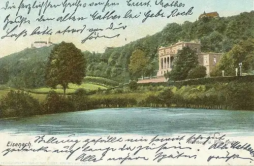 Eisenach Wartburg und Villa Reuter gl1904 111.382