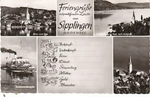 Sipplingen Bodensee Mehrbildkarte ngl 25.580