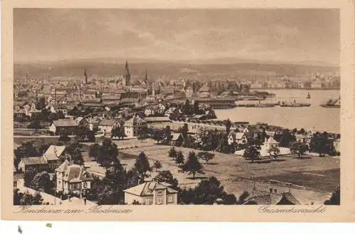 Konstanz Bodensee Gesamtansicht gl1926 24.255