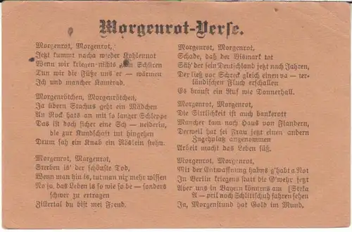 Morgenrot-Verse Warth & Co. München gl1923 23.708
