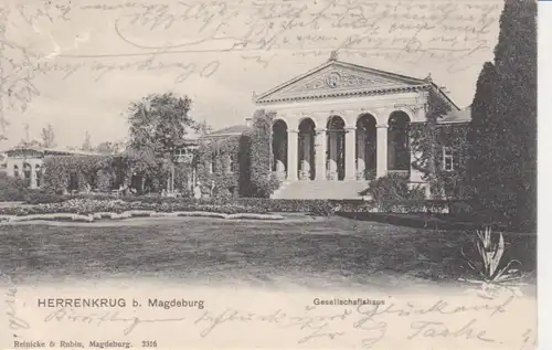 Magdeburg Herrenhaus Gesellschaftshaus gl1903 90.561