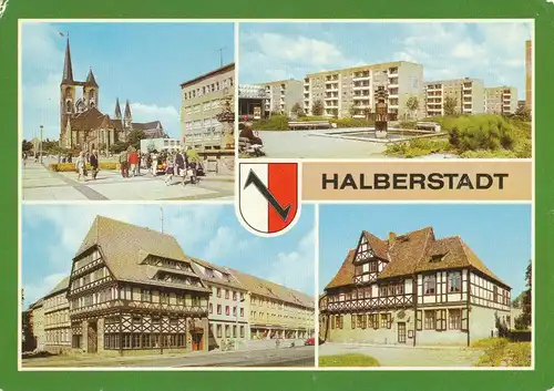 Halberstadt Teilansichten Fischmarkt gl1986 108.089