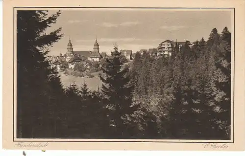 Freudenstadt Schwarzwald Blick a.d.Kirche ngl 26.905