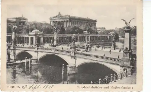 Berlin Friedrichsbrücke Nationalmuseum gl1927 24.154