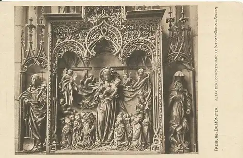 Freiburg Münster Altar der Lochererkapelle ngl 134.495