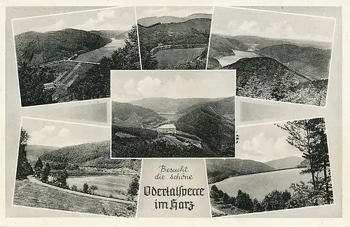 Odertalsperre im Harz Mehrbildkarte ngl 110.770