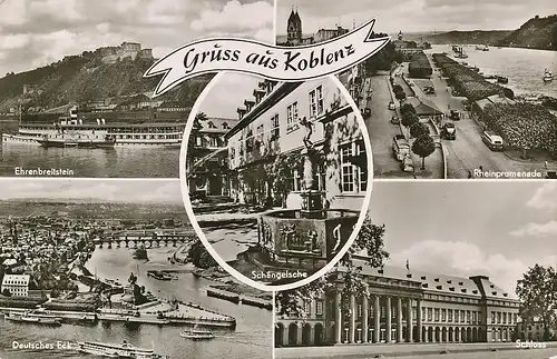 Koblenz Teilansichten gl1960 134.031