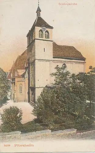 Pforzheim Schloßkirche gl1900 111.742