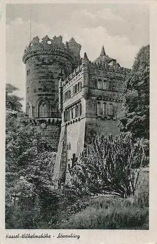 Kassel Wilhelmshöhe Löwenburg gl1943 111.704