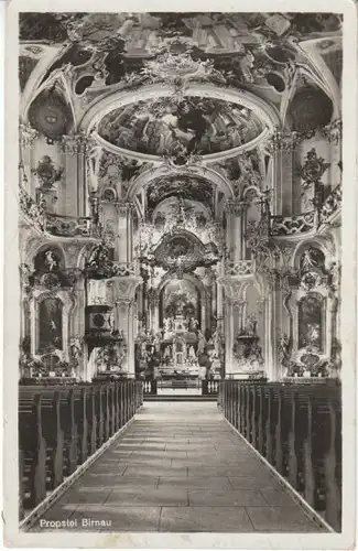 Propstei Birnau Blick zum Altar bahnpgl1936 25.928