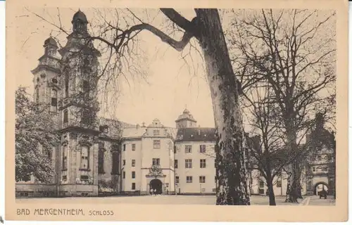 Bad Mergentheim Schloßkirche u.Schloß gl1911 24.101