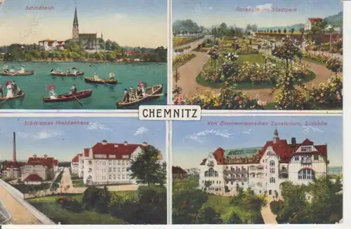 Chemnitz Krankenhaus Sanatorium Stadtpark ngl 86.195