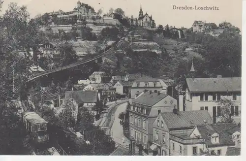 Dresden-Loschwitz Seilbahn Panorama gl1925 86.412