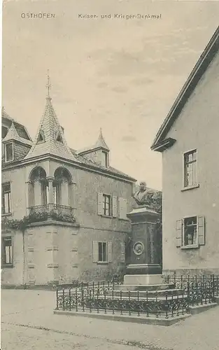 Osthofen Kaiser-und Krieger-Denkmal feldpgl1918 130.879