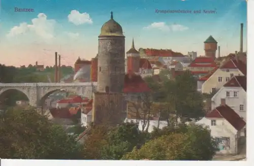 Bautzen Kronprinzenbrücke Neutor feldpgl1915 85.962