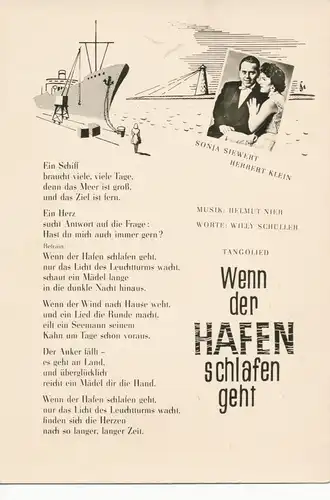 Tango: Wenn der Hafen schlafen geht ngl 106.519