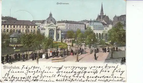 Wiesbaden Treffen am Kochbrunnen gl1901 24.593