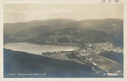 Titisee Schwarzwald von oben ngl 107.902