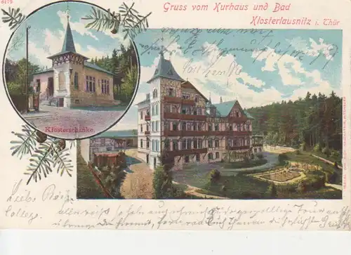 Klosterlausnitz Kurhaus Klosterschänke gl1901 90.069