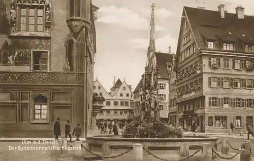 Ulm a. Donau Der Syrlinbrunnen Fischkasten ngl 107.911