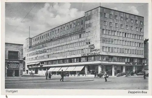 Stuttgart Der Vorkriegs-Zeppelin-Bau ngl 26.031