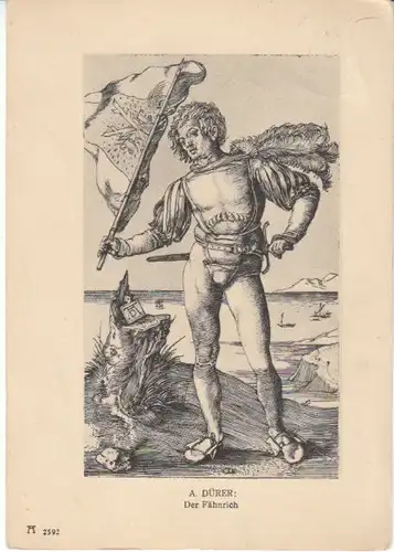 DÜRER Der Fähnrich gl1936 24.617