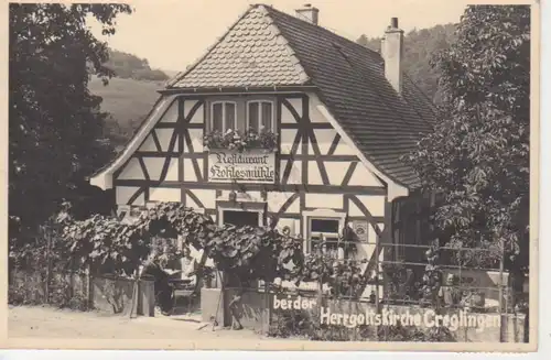 Creglingen Restaurant Kohlesmühle gl1934 93.266