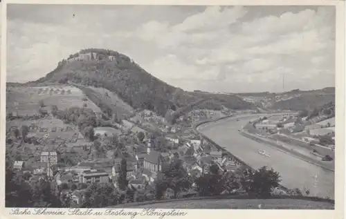 Königstein Stadt und Festung gl1936 84.856