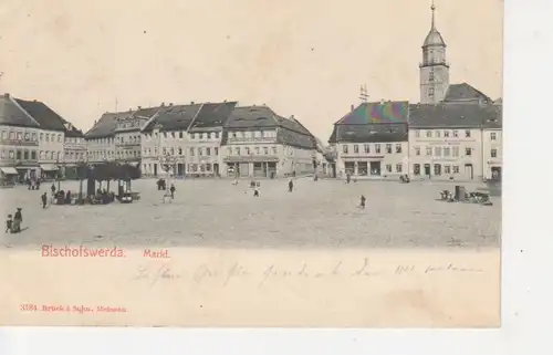 Bischofswerda Markt gl1907 85.822