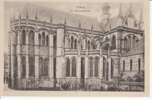 Ypern Kirche St. Martin feldpgl1915 204.065