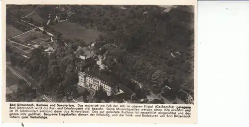 Bad Ditzenbach Kurhaus u.Sanatorium Lb g~1950? 25.901