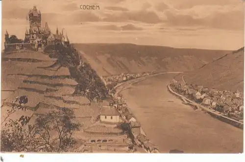 Cochem a.d.Mosel Teilansicht gl1913 24.186