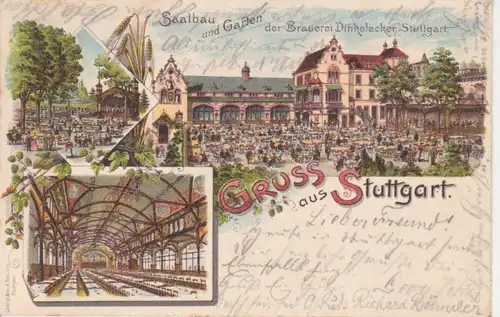 Stuttgart Brauerei Dinkelacker gl1899 69.285