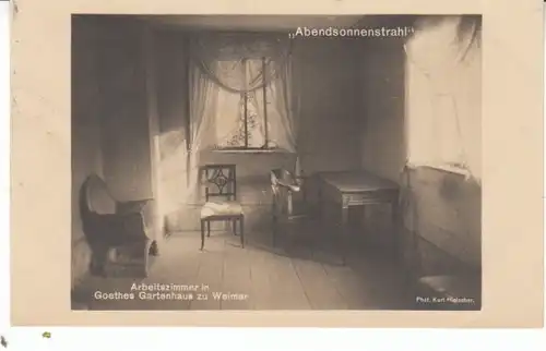 Weimar Goethe Gartenhaus Arbeitszimmer gl1913 24.504