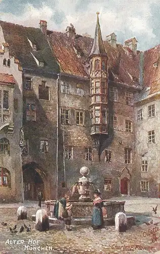 München Alter Hof Brunnen ngl 123.792