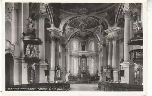 Neresheim Inneres der Abtei-Kirche gl~1930? 27.738