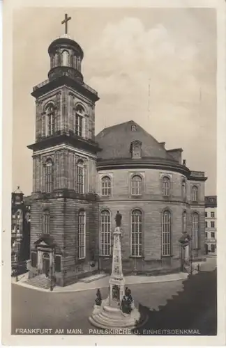 Frankfurt/M. Paulskirche Einheitsdenkmal gl1931 24.596