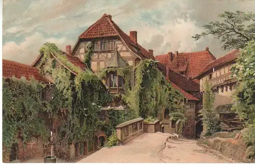 O.SCHULZ Eisenach Wartburg Vorhof ngl B7869