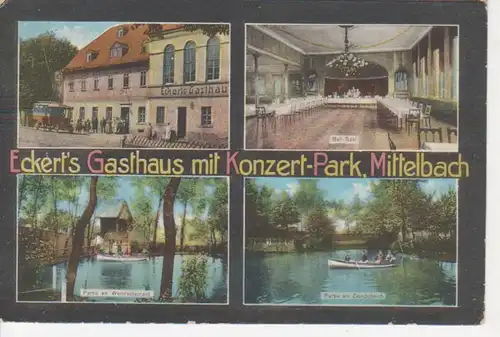 Mittelbach Eckerts Gasthaus mit Park gl1931 69.946